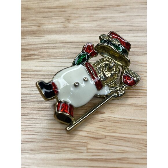 Vintage Snowman Brooch $5 with bundle - Picture 6 of 8
